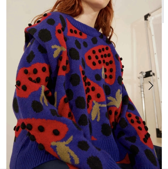 XS/S/M Farm Rio Heartberry Sweater - Picture 2 of 7